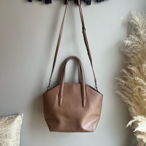 Matt & Nat tan hang bag used twice condition 10/10